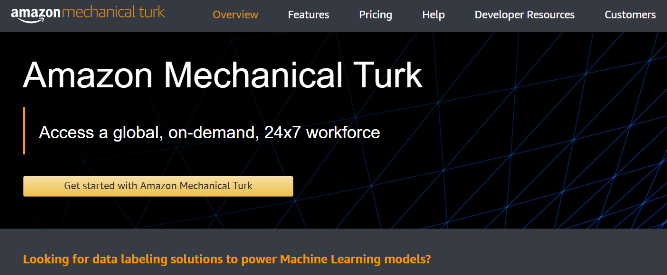 Amazon Mechanical Turk
