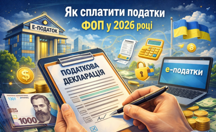 як сплатити податки ФОП у 2026